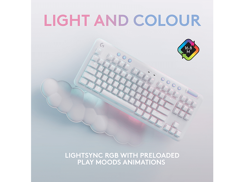 Logitech G715 gaming keyboard (CH) white