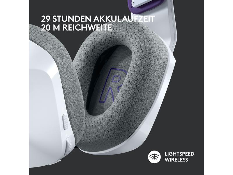 Logitech gaming headset G733 Lightspeed white