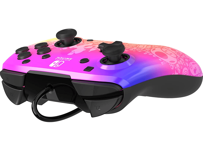 PDP Nintendo Switch Controller Rematch Super Mario: Star Spectrum Pink