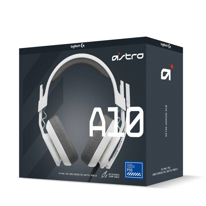 Logitech Gaming Headset Astro A10 Gen 2 White