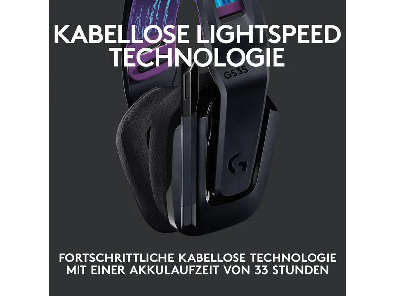 Logitech Gaming Headset G535 Lightspeed Black
