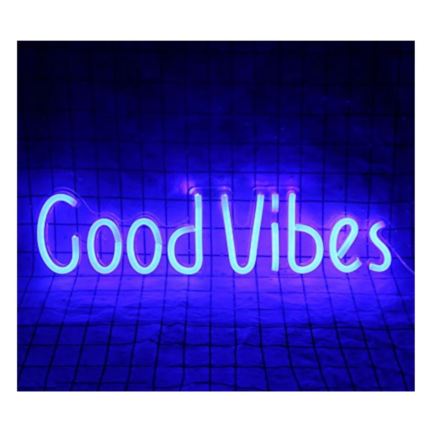 Wanxing Good Vibes neon sign