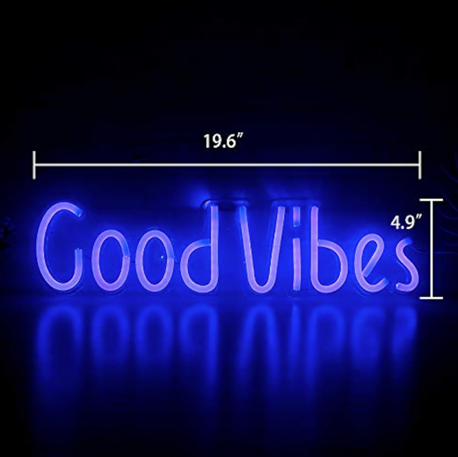 Wanxing Good Vibes neon sign