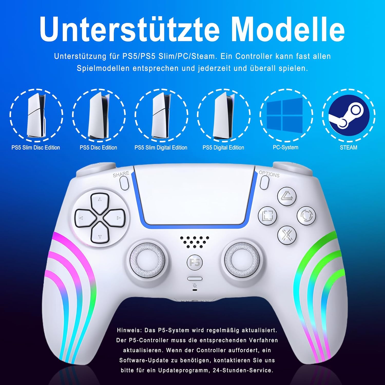 AriKroii Wireless PS5/PC Controller
