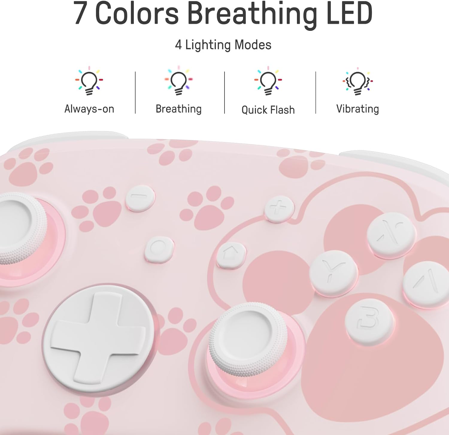 FUNLAB Firefly Pro Wireless Nintendo Switch Controller - Cat Paw