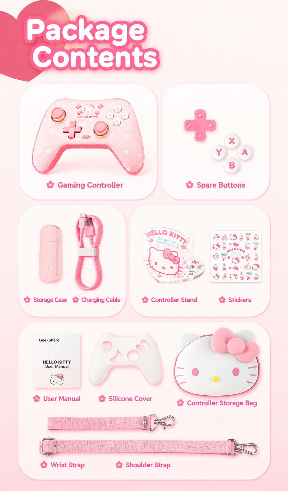 GeekShare Hello Kitty Controller Gift Box