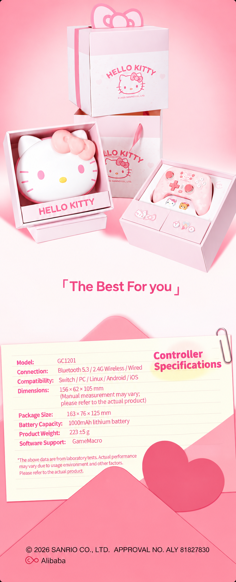 GeekShare Hello Kitty Controller Gift Box