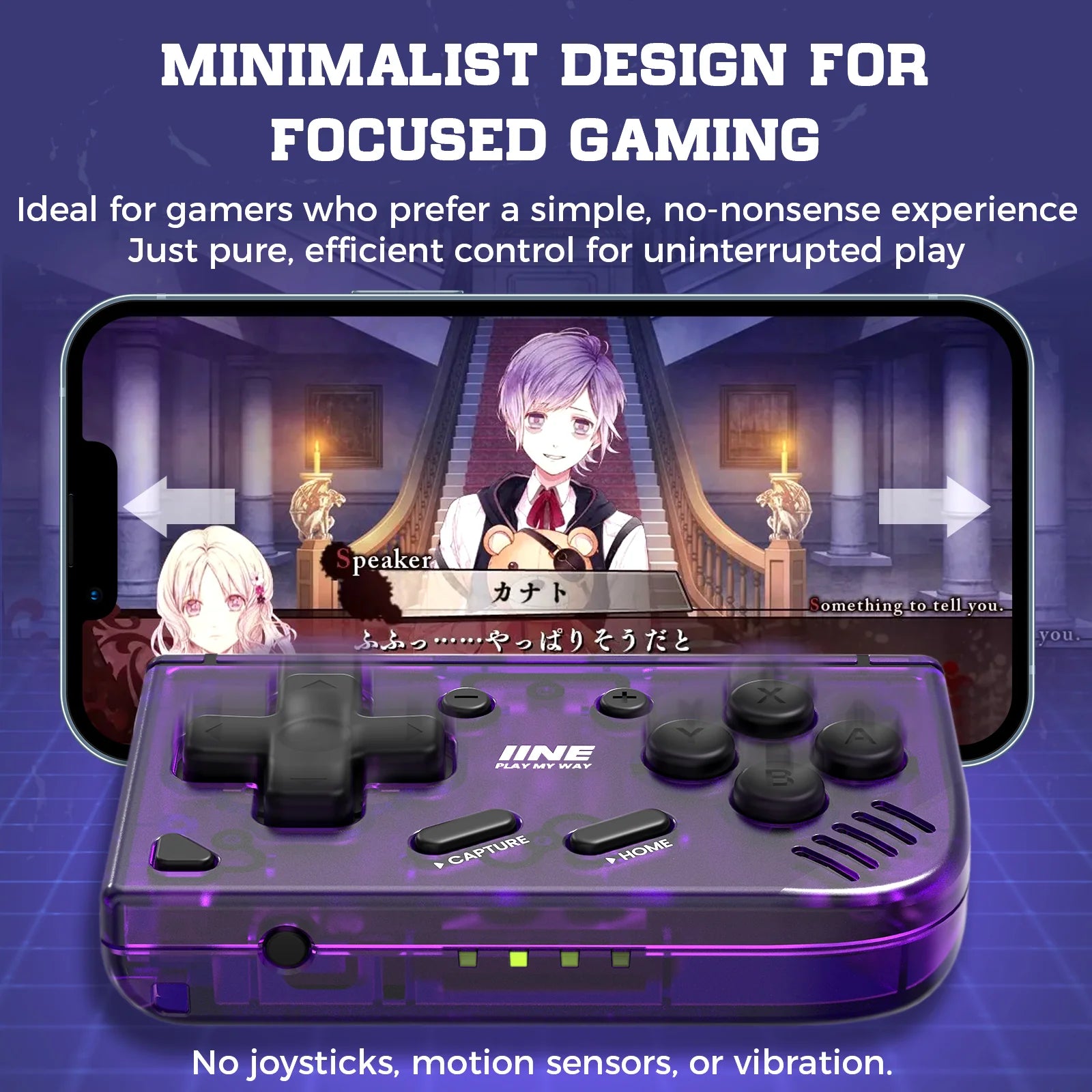 IINE Mini Retro Ananke Controller Schwarz