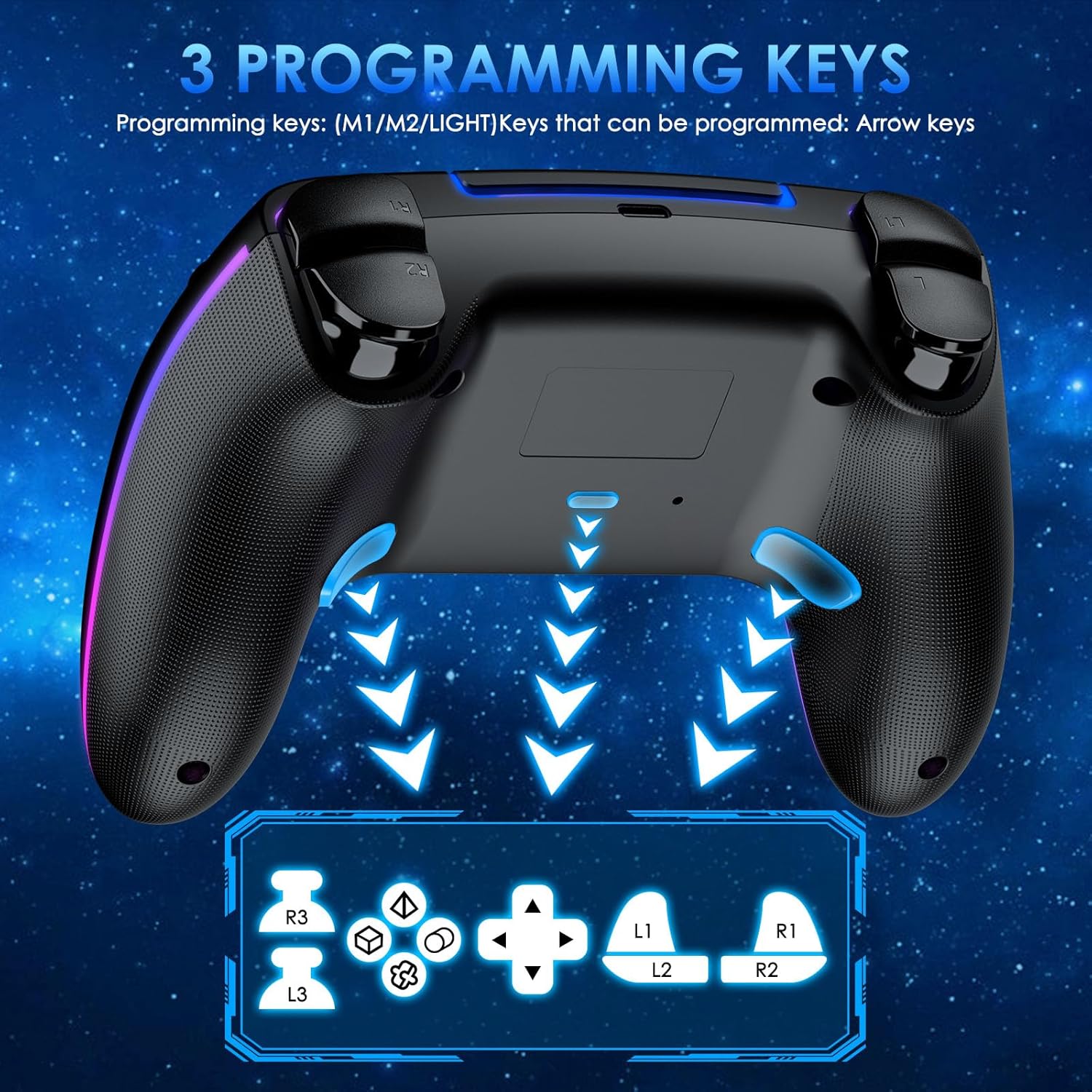 JORREP Wireless PS5/PC Controller