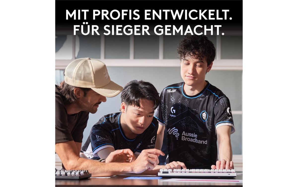 Logitech Gaming-Tastatur PRO X TKL RAPID (CH) Weiss
