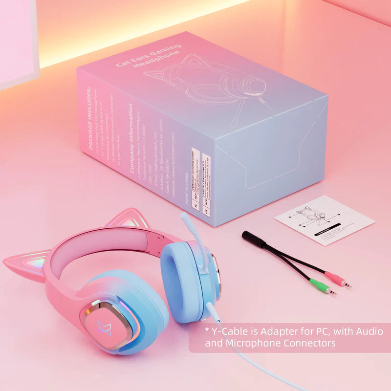 Mytrix Cat Ear Pink Gaming Headset