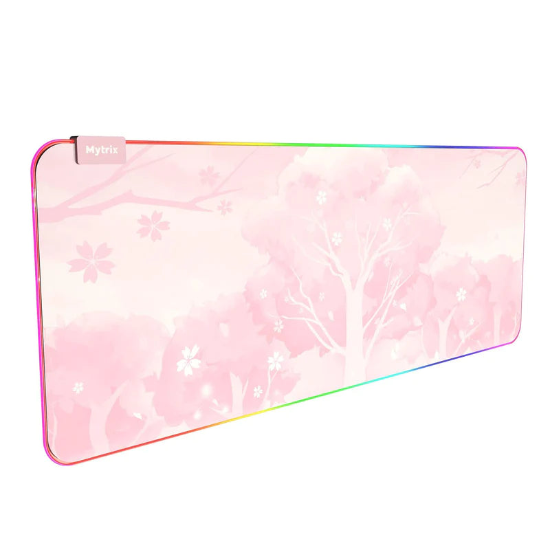 Mytrix Sakura Cherry Blossoms Pink RGB Gaming Mauspad