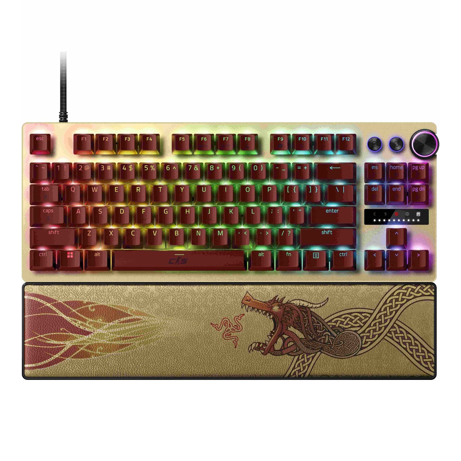Razer Huntsman V3 Pro Tenkeyless Gaming Tastatur - Counter-Strike 2 Edition