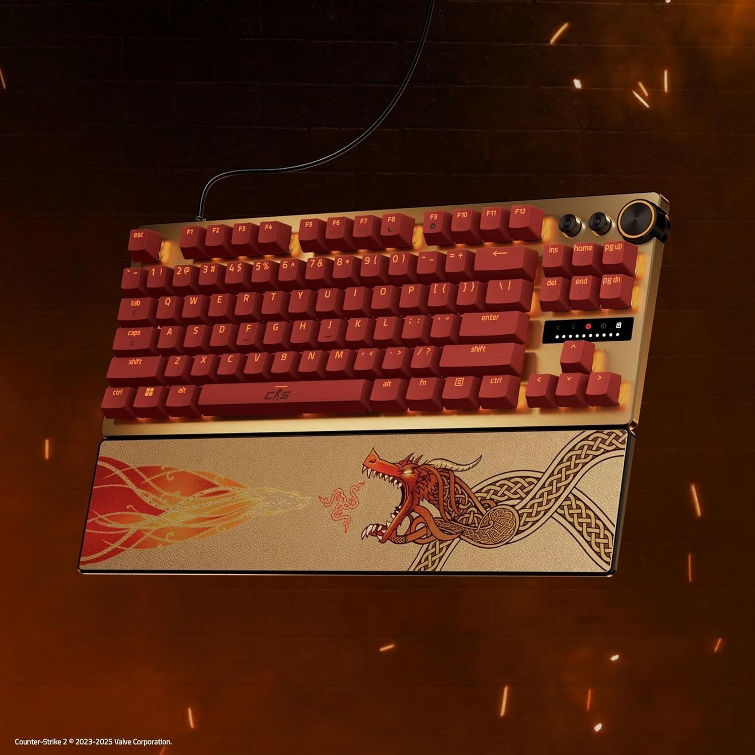 Razer Huntsman V3 Pro Tenkeyless Gaming Tastatur - Counter-Strike 2 Edition