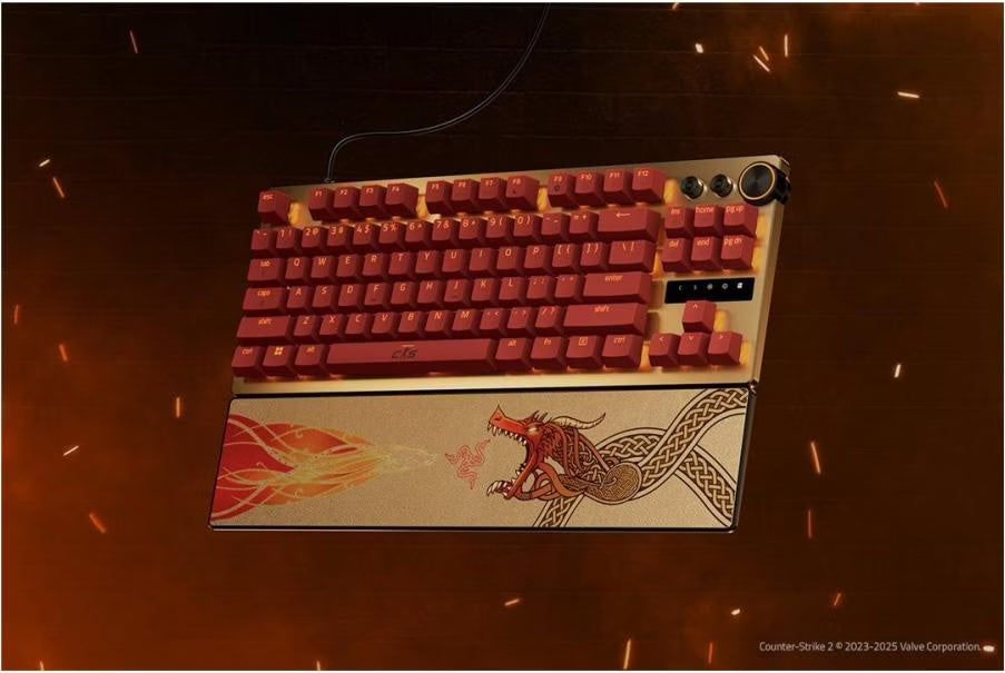 Razer Huntsman V3 Pro Tenkeyless Gaming Tastatur - Counter-Strike 2 Edition