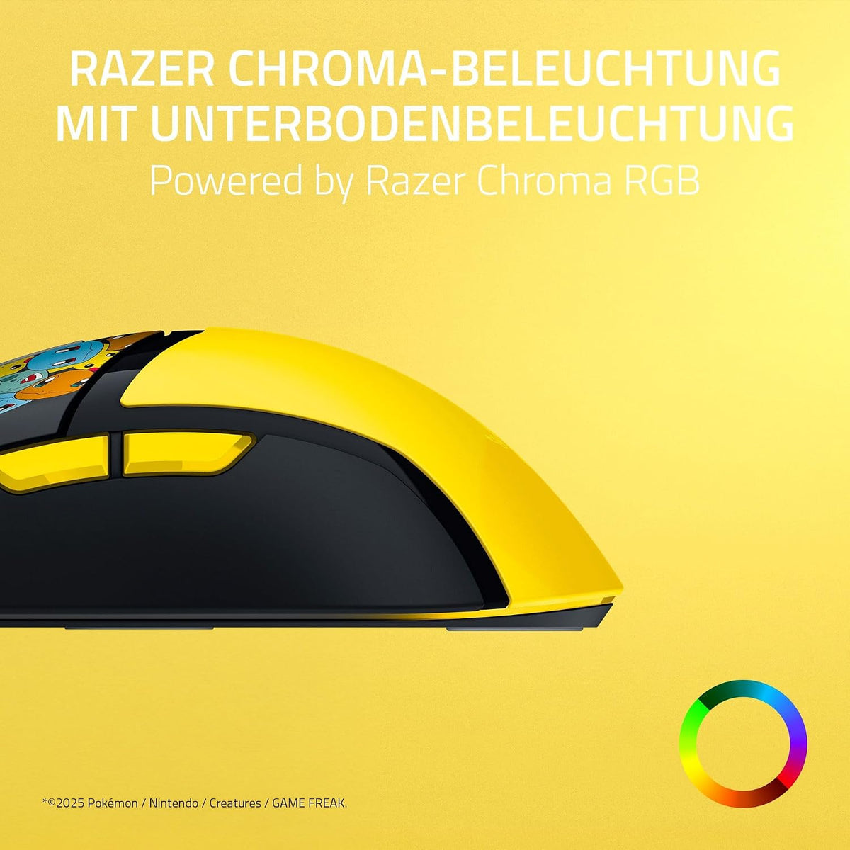 Razer Cobra Gaming-Maus Pokémon Edition Gelb