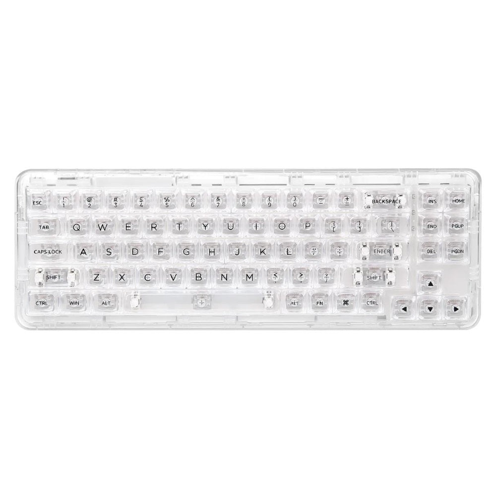 YUNZII X71 Transparent Wireless Mechanical Gaming Keyboard