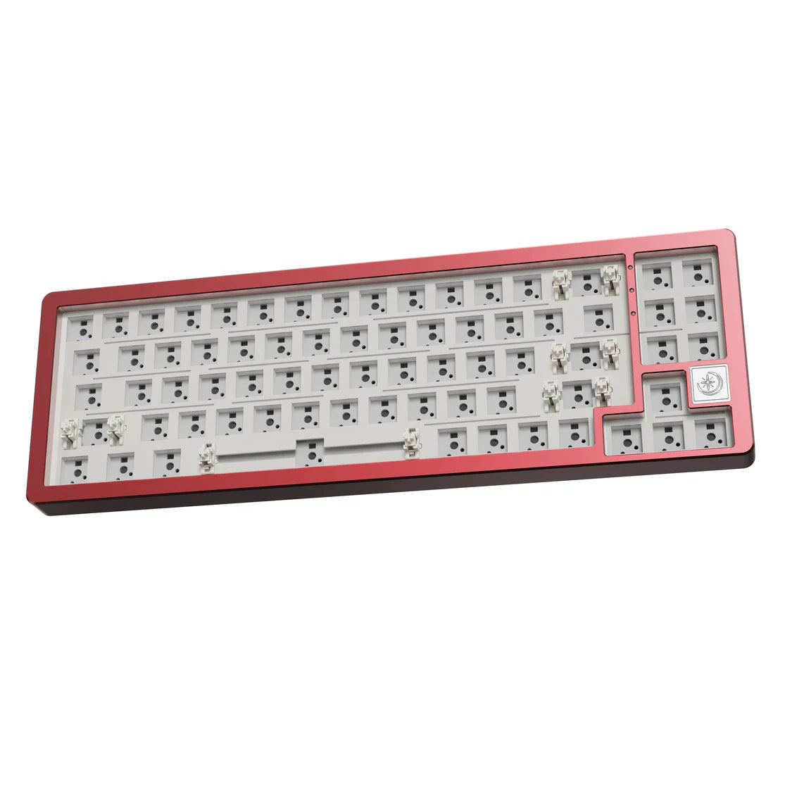 YUNZII AL71 Full Aluminum Mechanical Gaming-Tastatur (Rot)