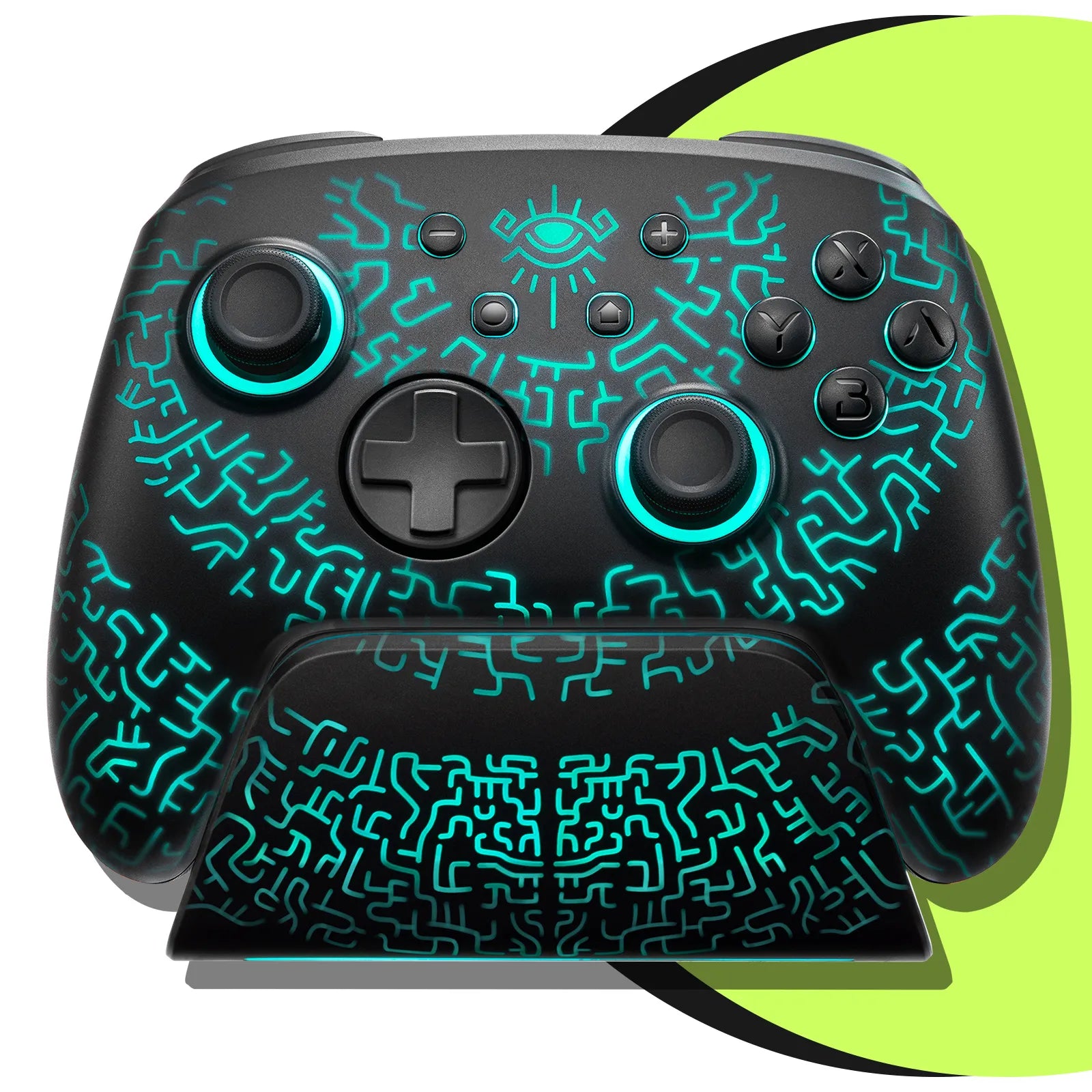 FUNLAB Luminex Pro Wireless Nintendo Switch Controller + Charging Dock