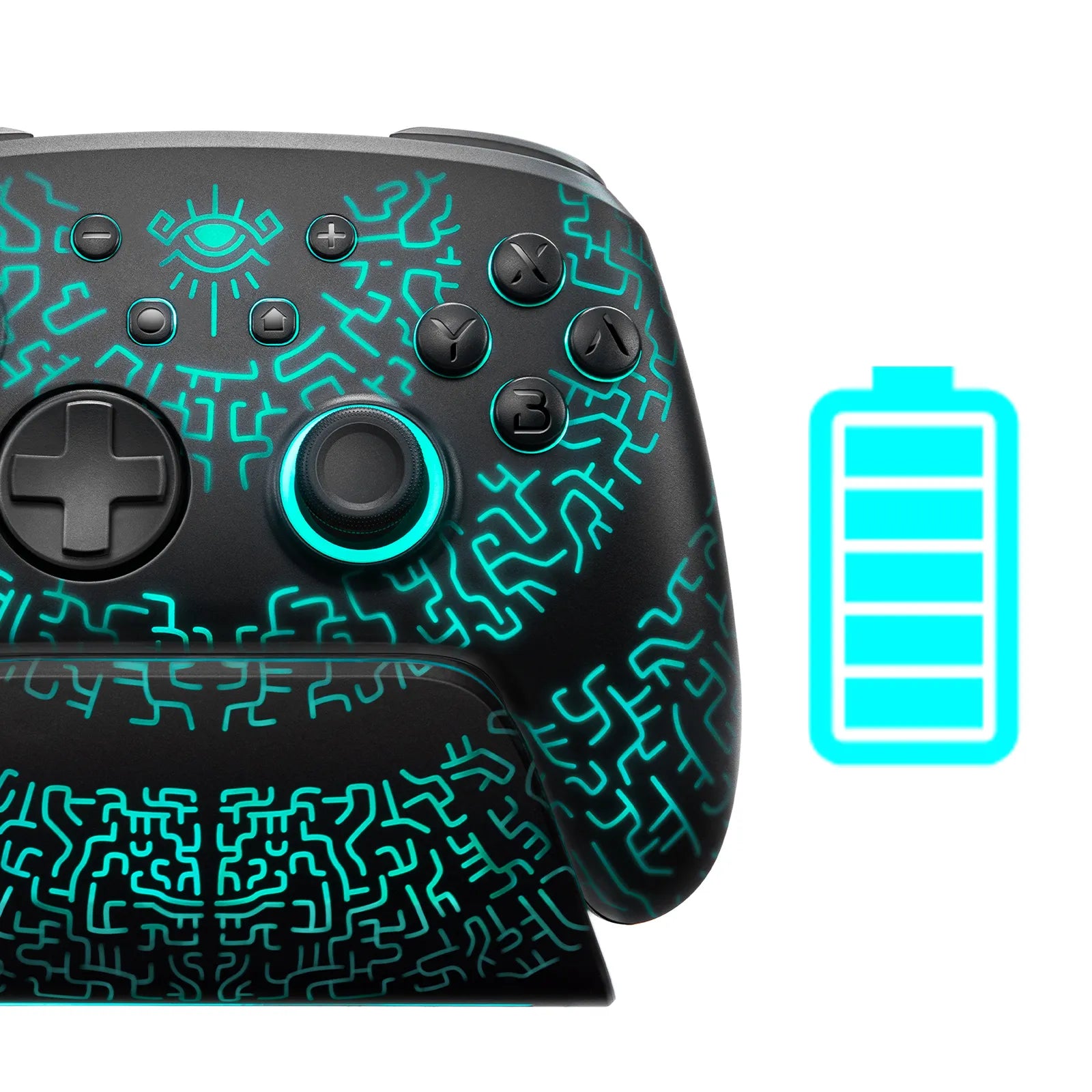 FUNLAB Luminex Pro Wireless Nintendo Switch Controller + Charging Dock