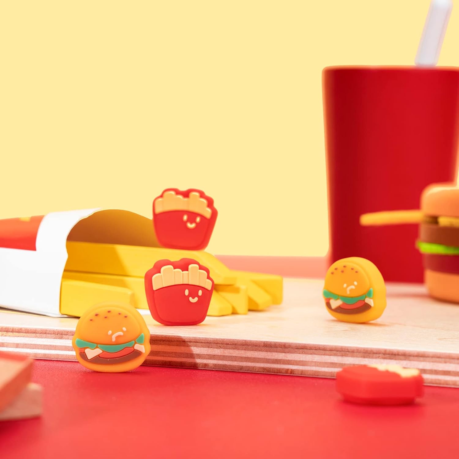 GeekShare "Hamburger Set" Thumb Grips (Nintendo Switch, OLED, Lite)