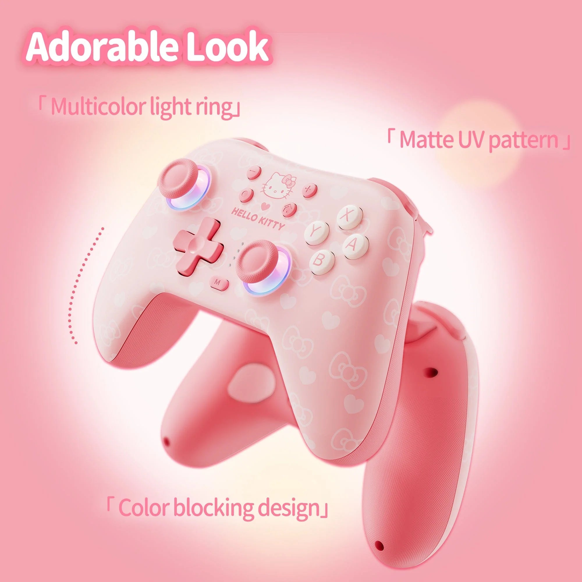 Geekshare Hello Kitty Wireless Nintendo Controller