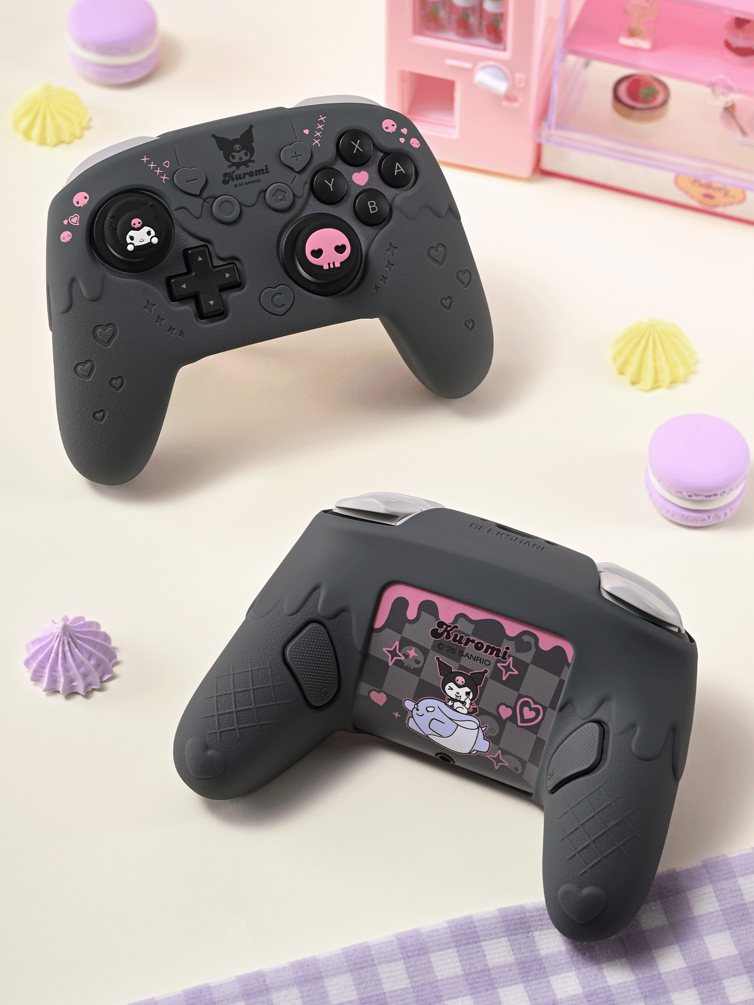 GeekShare Sanrio NS2 Pro Skin - Kuromi Schwarz