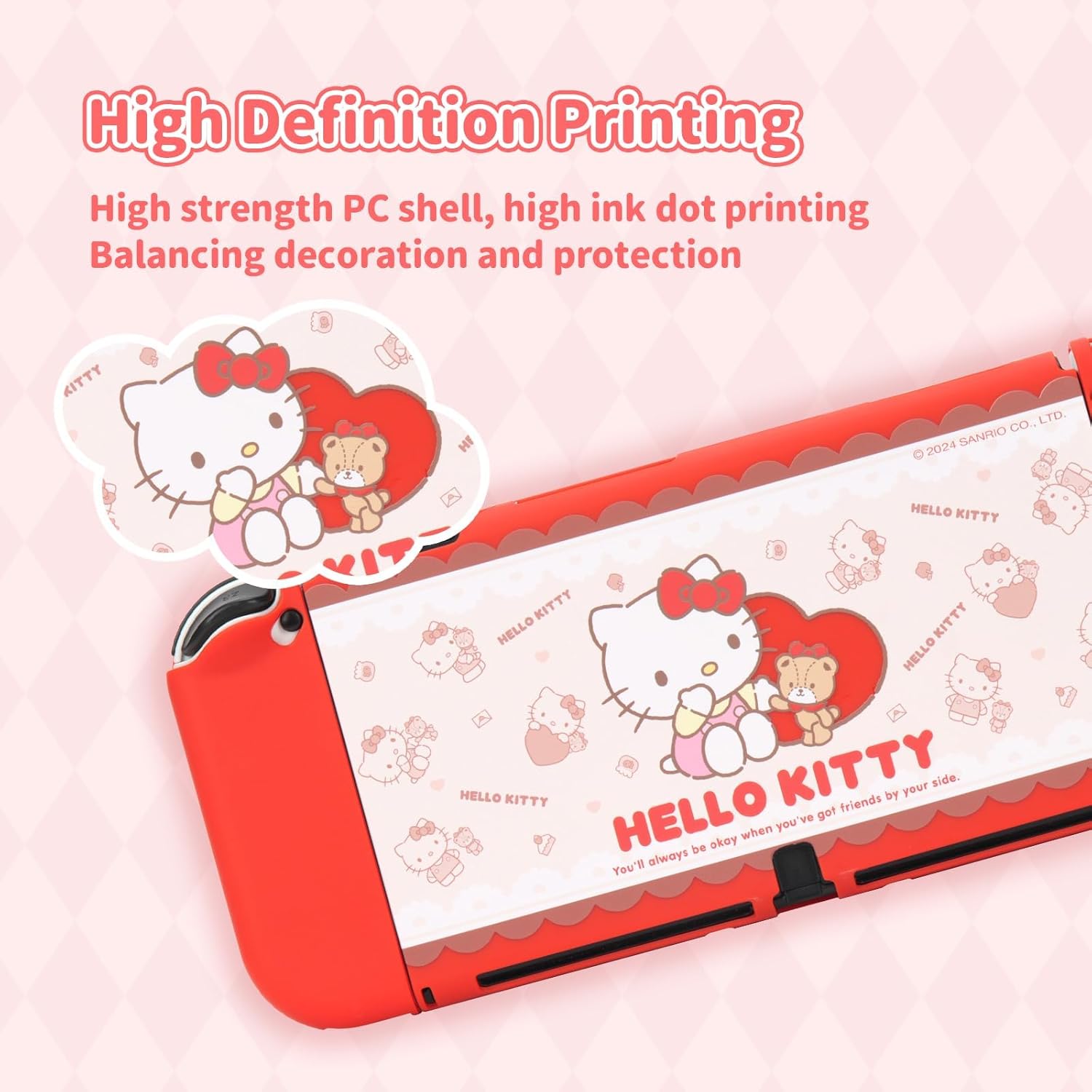 GeekShare "Hello Kitty" Nintendo Switch OLED Schutzhülle