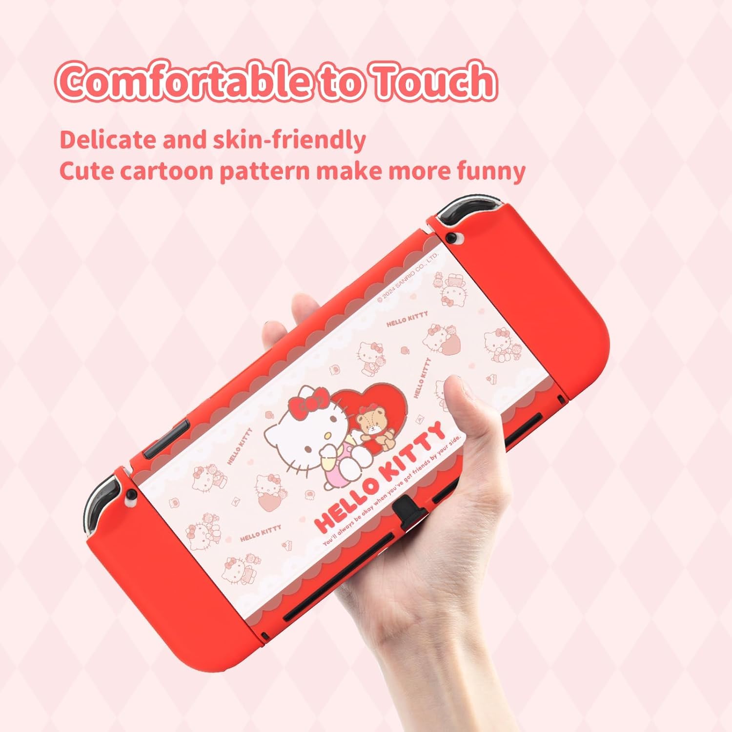 GeekShare "Hello Kitty" Nintendo Switch OLED Schutzhülle