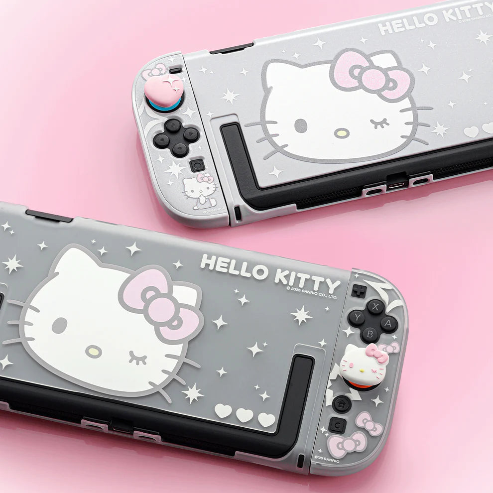 GeekShare "Hello Kitty Silver" Nintendo Switch 2 Schutzhülle