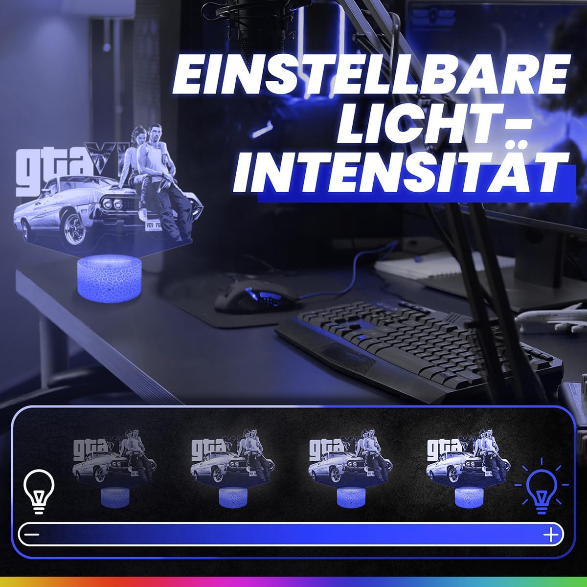 GTA VI  - 3D Dekoration Lampe