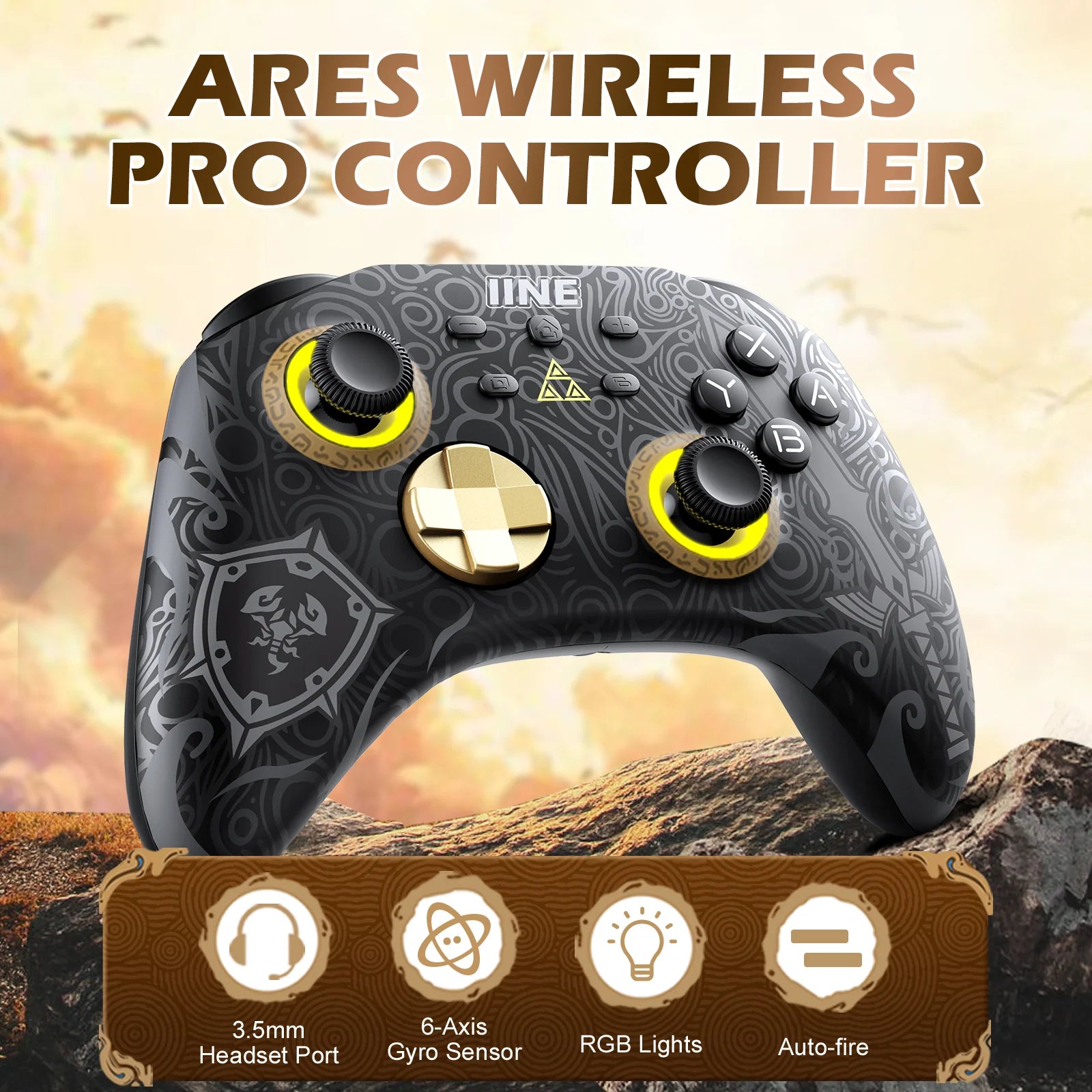 IINE Nintendo Switch Ares Zelda Wireless Controller