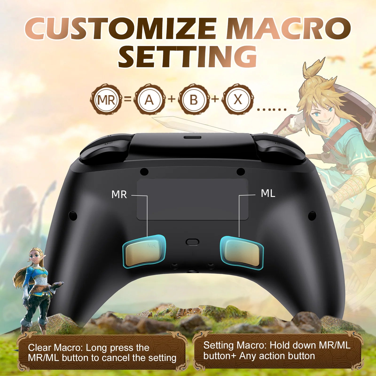 IINE Nintendo Switch Ares Zelda Wireless Controller