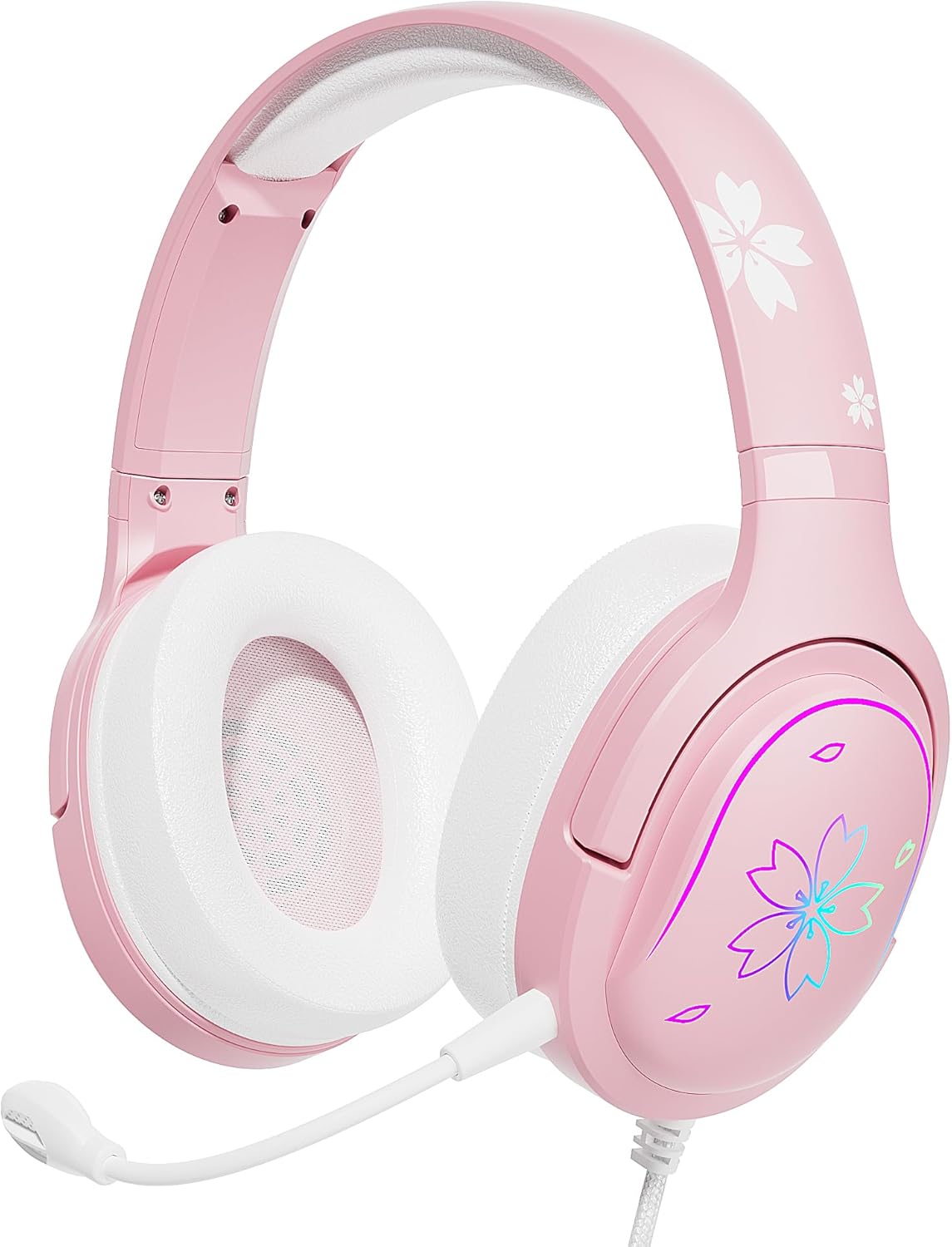 Mytrix Sakura Pink RGB Gaming Headset