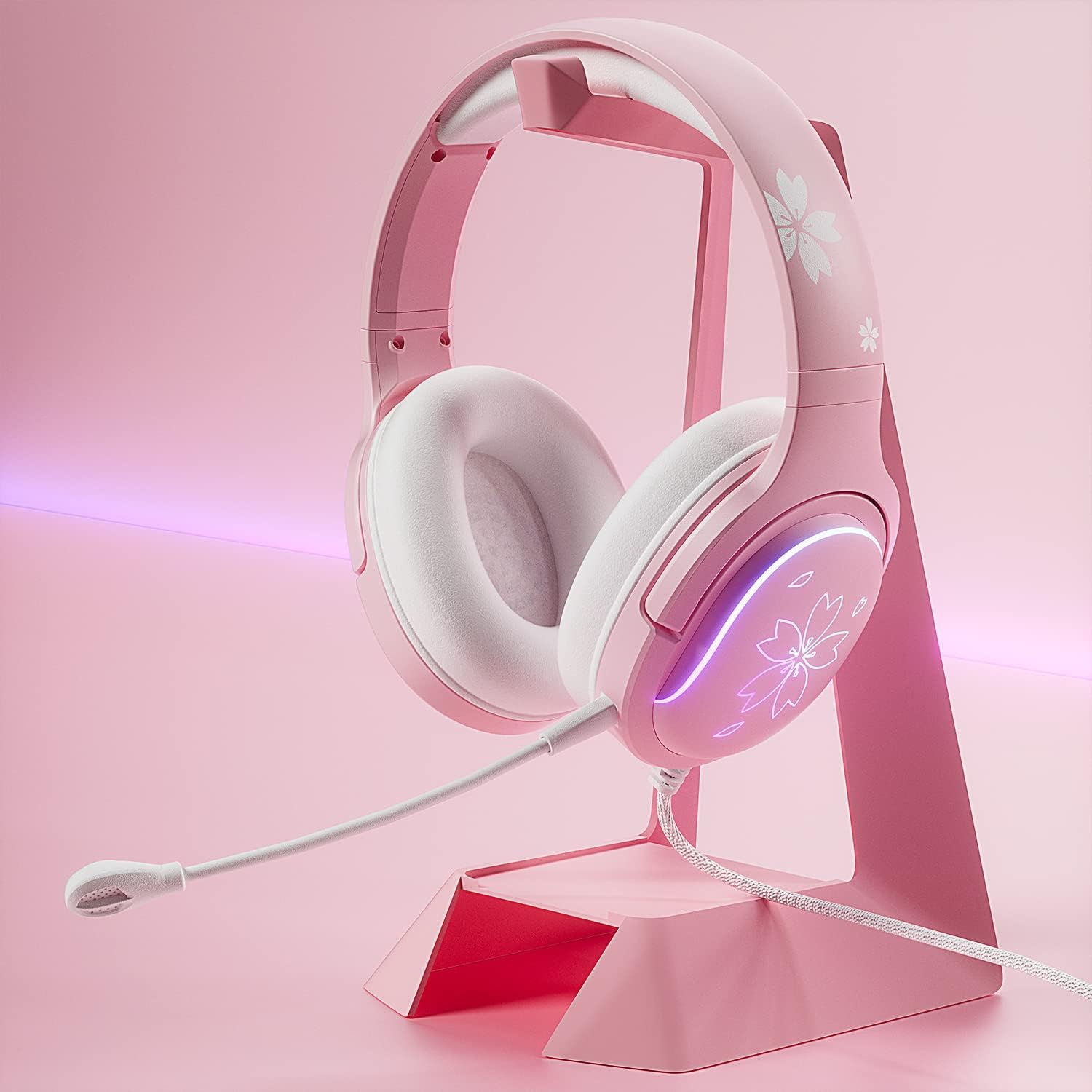 Mytrix Sakura Pink RGB Gaming Headset