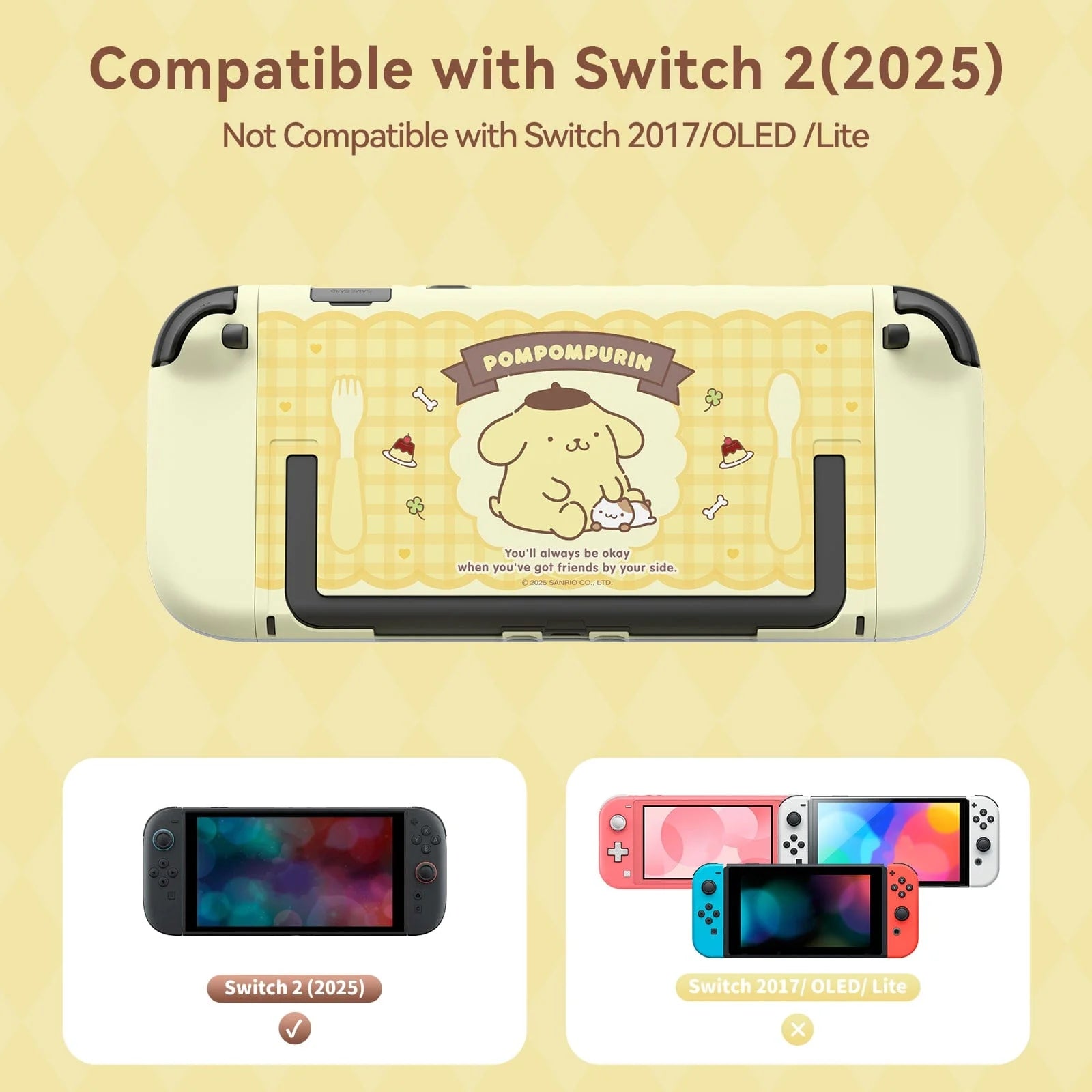 GeekShare "Pom Pom Purin" Nintendo Switch 2 Schutzhülle
