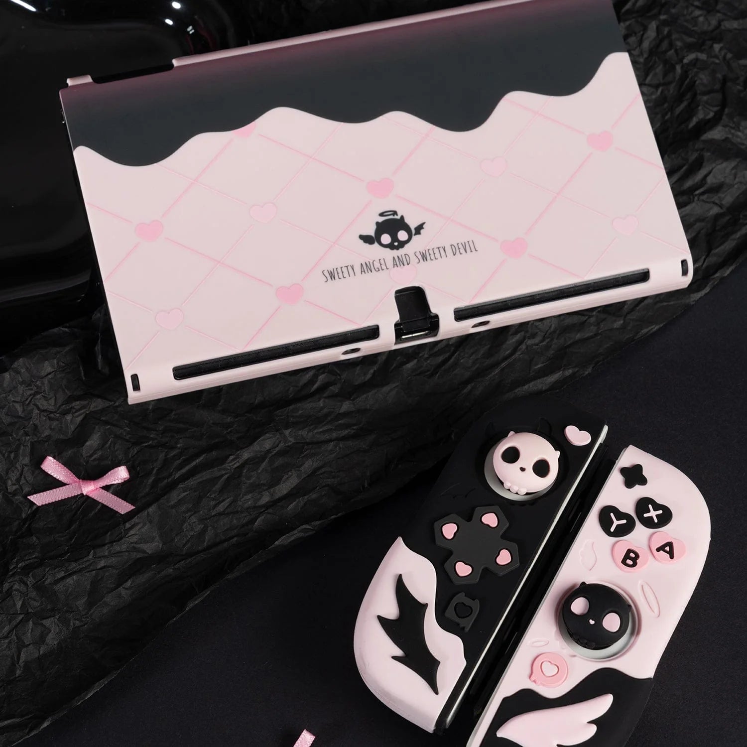 GeekShare "Pink Skull" Nintendo Schutzhülle