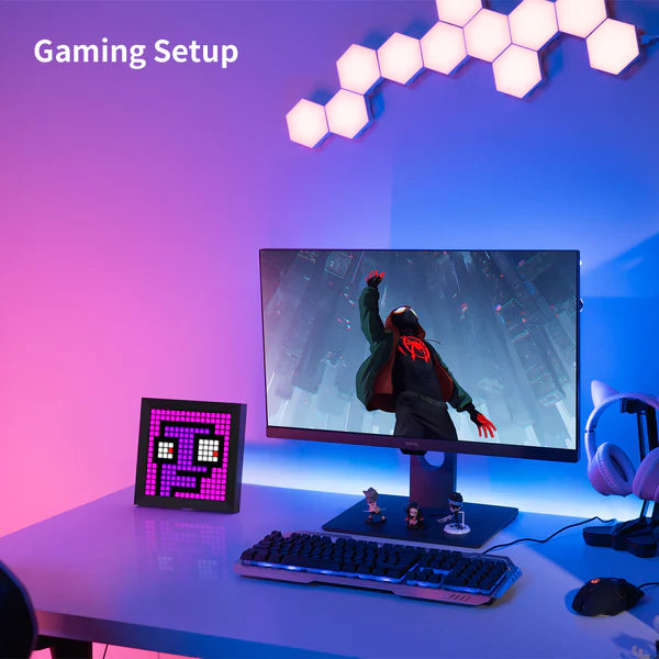 Divoom Pixoo Pixel Art LED Display Gaming Room (16x16)
