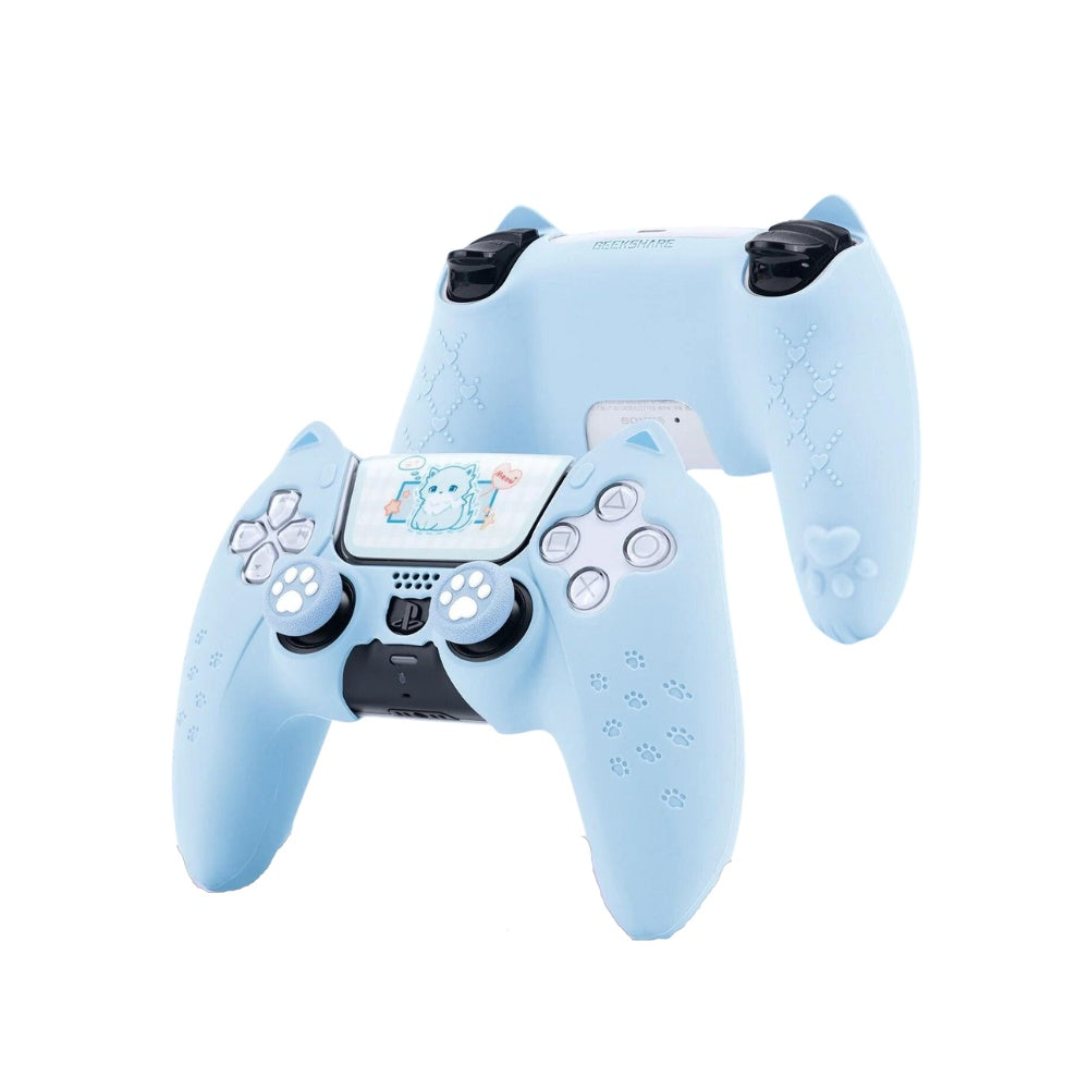 GeekShare "Catroller" PS5 Controller Skin (Blau)