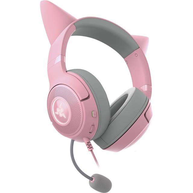 RAZER Kraken Kitty V2 Gaming Headset - Quartz Pink