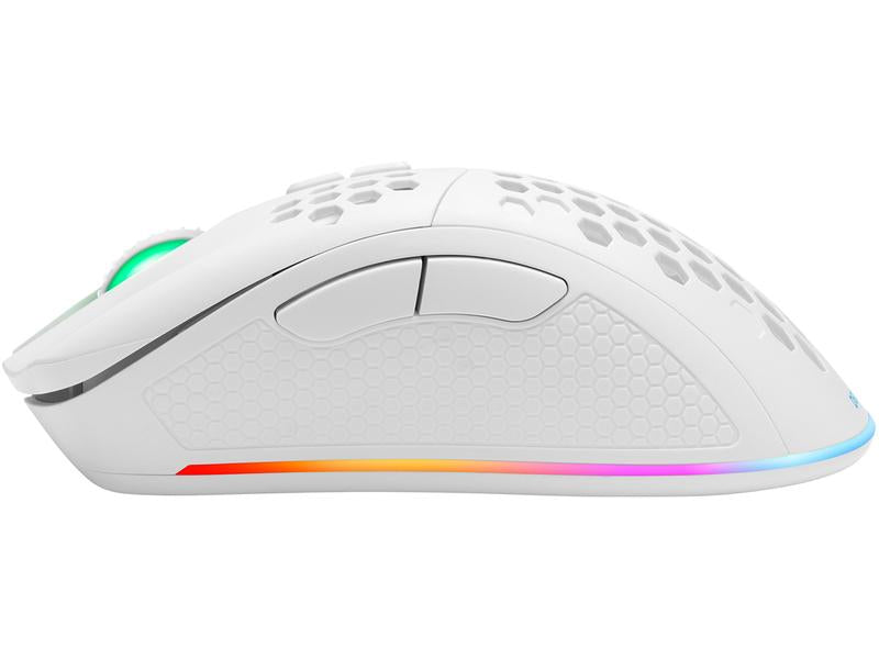 Deltaco gaming mouse WM80 RGB white