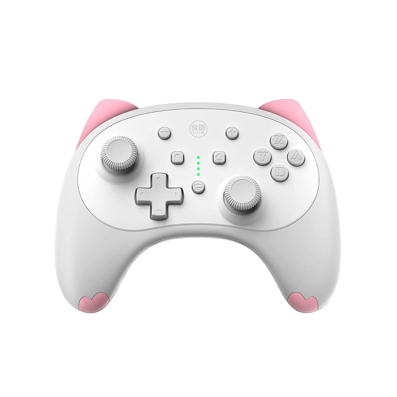 IINE Cartoon Kitten Wireless Controller für Nintendo Switch (Pink)