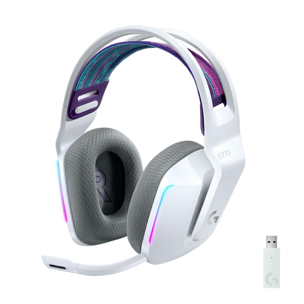 Logitech Gaming-Headset G733 Lightspeed Weiss